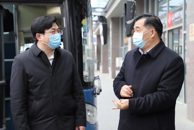 市委常委、武進區(qū)委書記喬俊杰督查武進汽車站春運及疫情防控工作